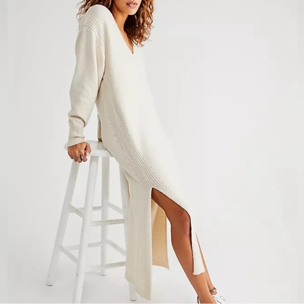 Free People - REVOLVE Willow Dress In Cream XS NWT - Picture 2 of 4